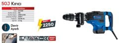 Cmc3918  Kırıcı 50J 2250 W Devir Ayarlı Sds Max