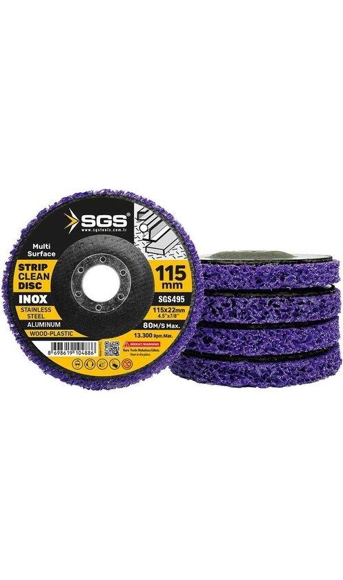 SGS495 Parlatma Diski Çok Amaçlı / Mor (115 Mm)