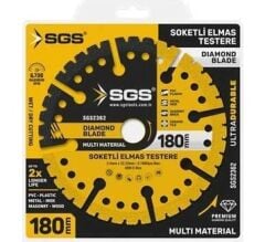 SGS2362 Çok Amaçlı Multı-Materıal Elmas Kesme Diski 180 mm