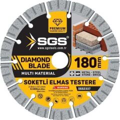 SGS2337 180MM Soketli Elmas Testere Multi Material