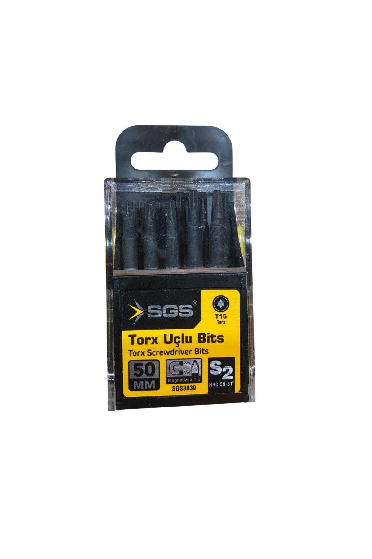SGS3839 Torx Uçlu Bits Uç T15 50MM 10 Adet