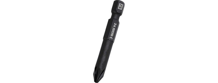 SGS3820 Pozidriv Bits Pz1 25MM S2 | Black-Pro Series Vidalama Ucu - 10 Adet