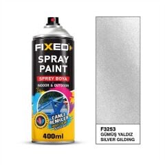 SGS FİXED F3253 Sprey Boya Akrilik - Gümüş Yaldız Efekt 320 Gr 400 Ml