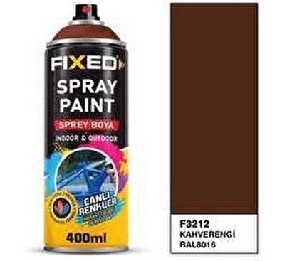SGS FİXED F3212 Akrilik Sprey Boya Kahverengi (RAL8016) 400 ml