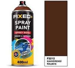 SGS FİXED F3212 Akrilik Sprey Boya Kahverengi (RAL8016) 400 ml