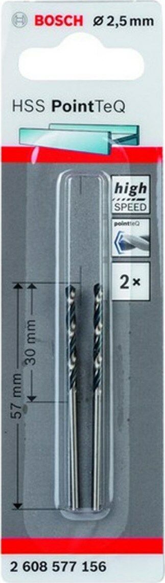 Bosch -Hss Pointeq Metal Matkap Ucu 2,5 Mm 2 Li - 2608577156