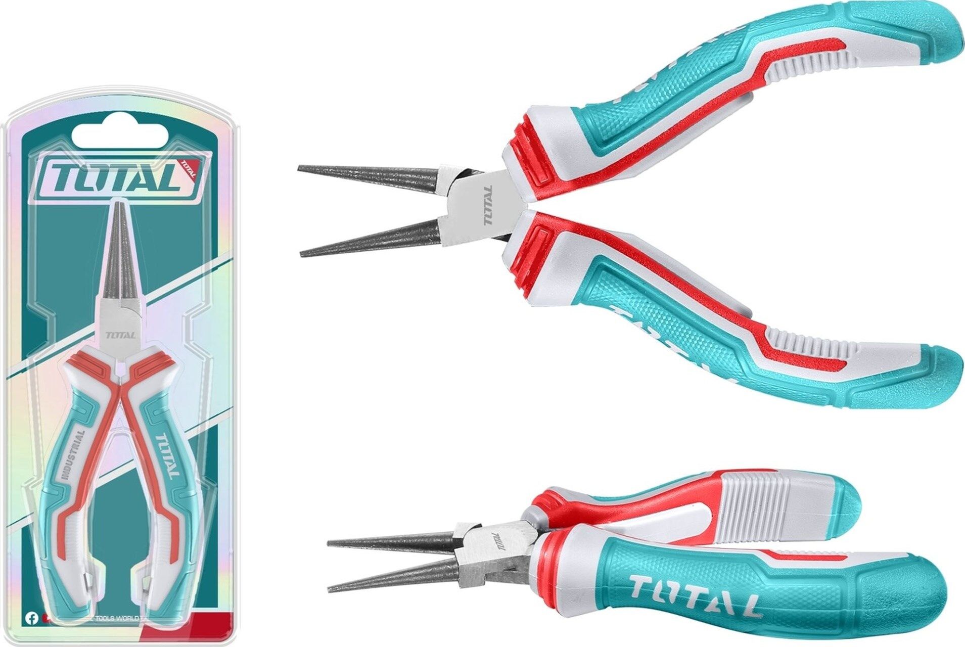 Total Elektronikçi Tip Yuvarlak Uçlu Karga Burun 115mm Thtmn656