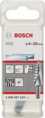 Bosch  - Kademeli Matkap Ucu Hss - 4 - 20 Mm, 8,0 Mm, 70,5 Mm