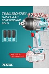 LI-ON AKÜLÜ 1750 NM SOMUN SÖKME - TIWLI201751 SOLO AKÜSÜZ