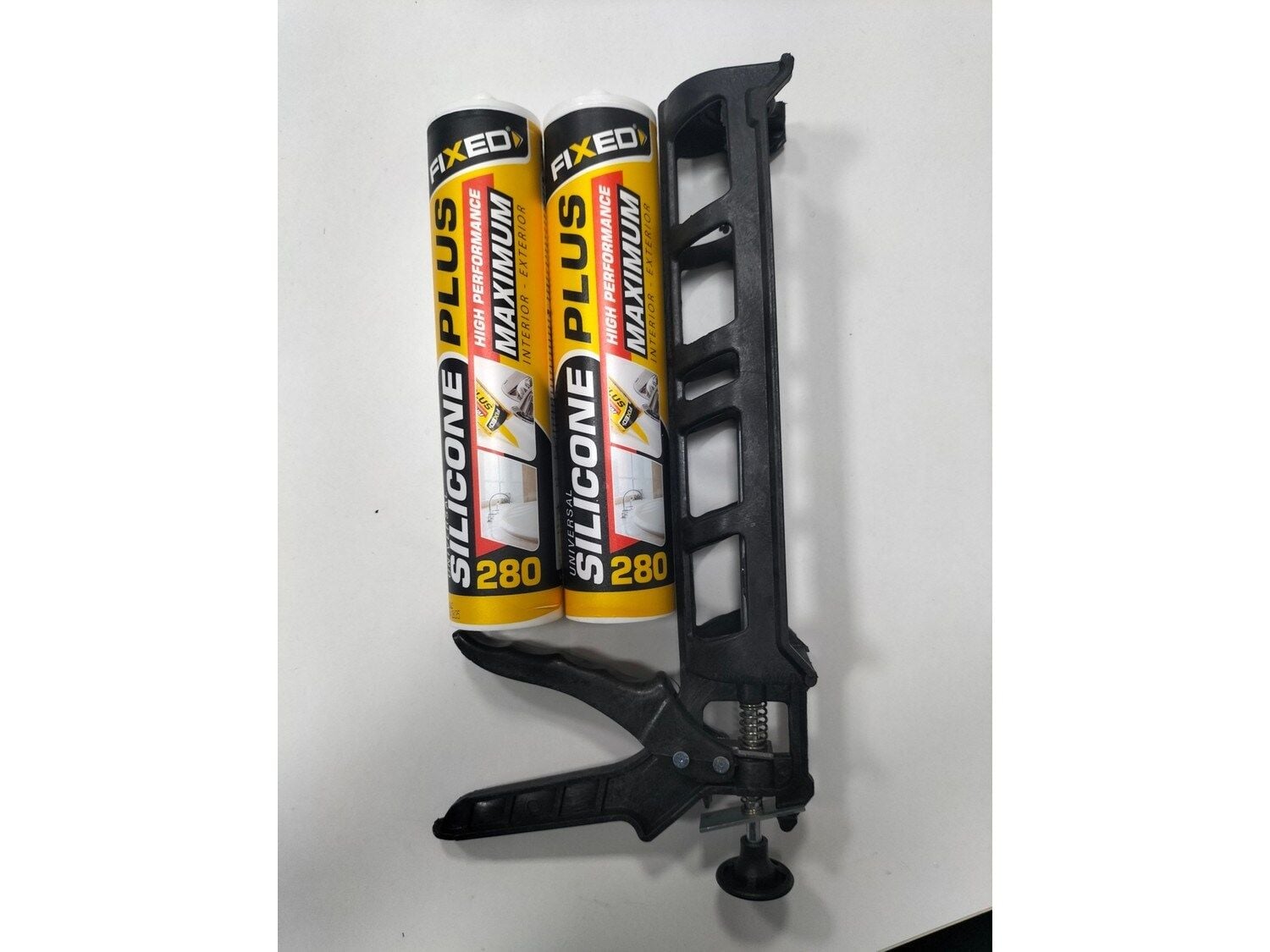 2 Adet Sgs Şeffaf Silikon ( 280 gr ) + Plastik Silikon Tabancası