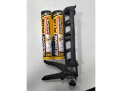 2 Adet Sgs Şeffaf Silikon ( 280 gr ) + Plastik Silikon Tabancası