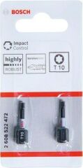 Bosch Impactc Torx Vidalama Ucu T10x25 Mm 2'Li