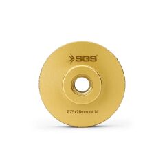 SGS2789 M14-75x20 Mm Vakum Elmas Mermer Granit Taşlama Diski Tam Profil