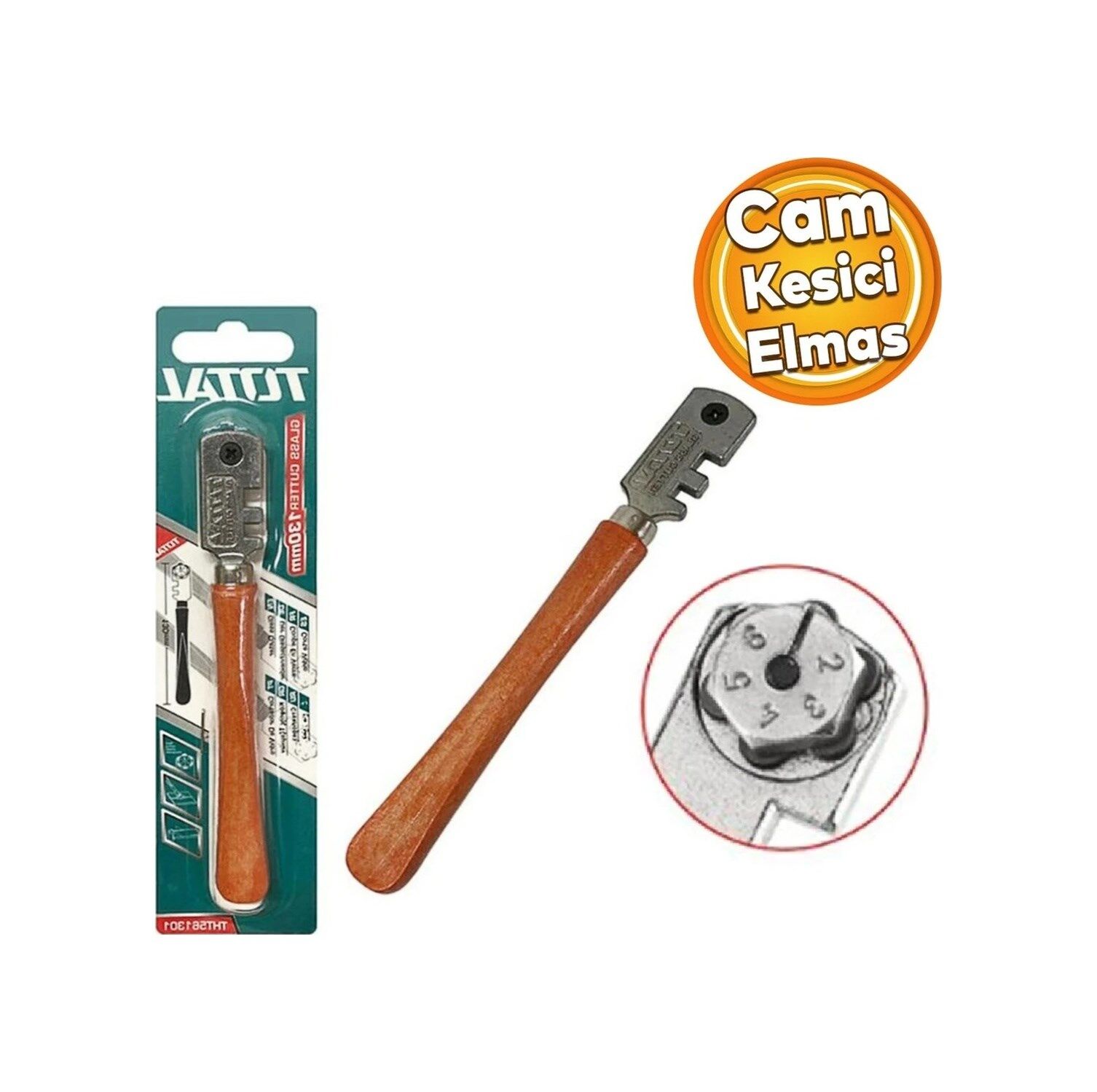 Total Cam Kesici Elması 130 Mm Klasik Kesici Tht561301