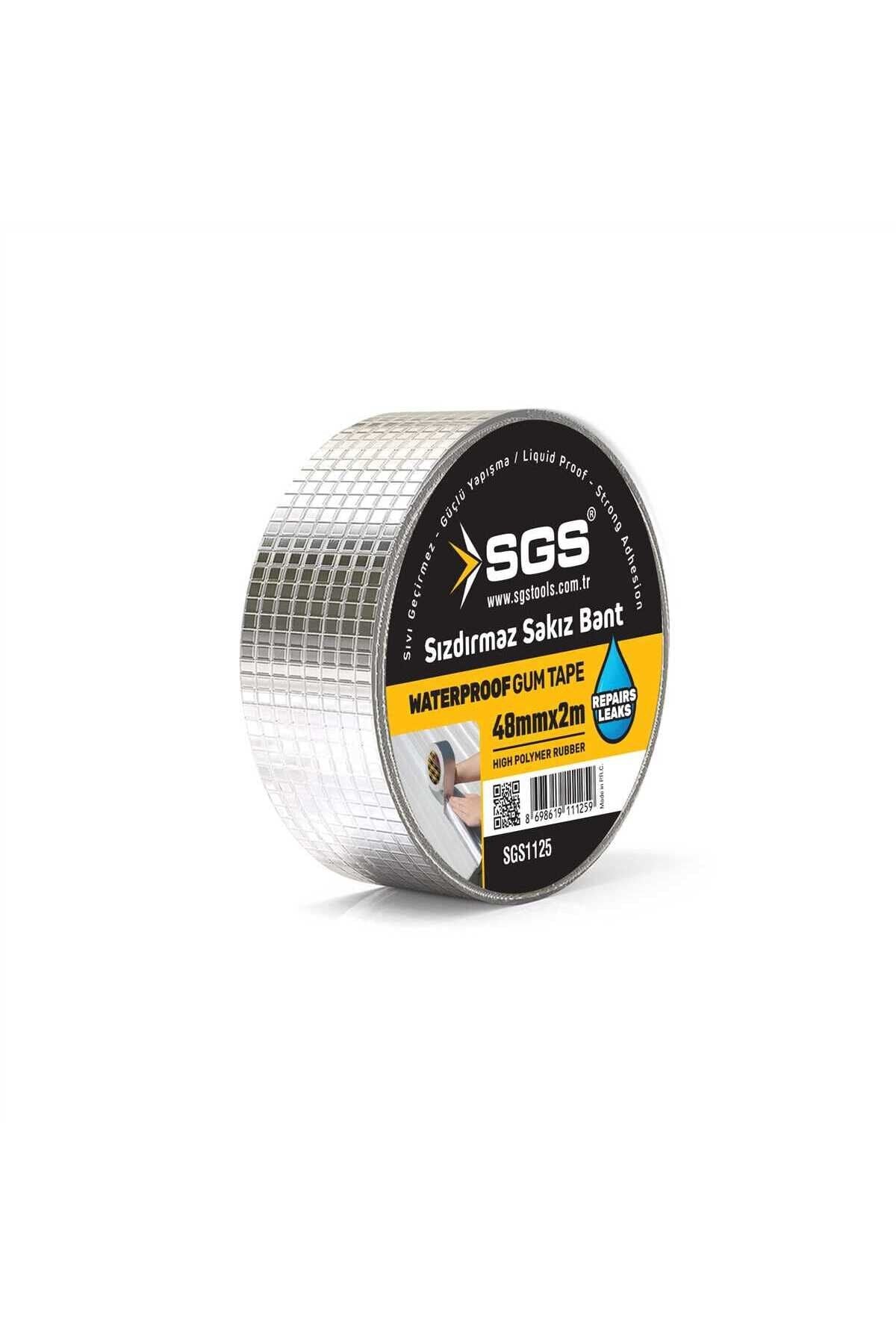 SGS1125 48mmx2Mt Dış Cephe Su Geçirmez Sakız Bant Sızıntı Çamur Bandı Sızdırmaz