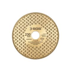 SGS2297 Vakum Elmas Mermer Granit Seramik Kesici 230mm