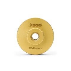 SGS2792 M14-75x40 Mm Vakum Elmas Mermer Granit Taşlama Diski Tam Profil