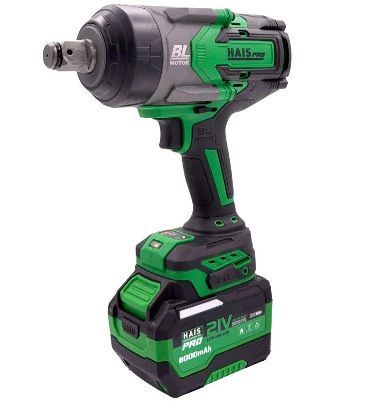 HaisPro Profesyonel Darbeli Somun Sıkma 2300 Nm Yüksek Tork 21 V + 8 Ah Çift Akü - RB-826