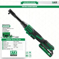 HaisPro Akülü Uzun Cırcır 100 NM RB-JL100AL Çift Akülü