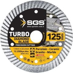 SGS2321 Turbo Elmas Kesici (125*1,4 Mm)