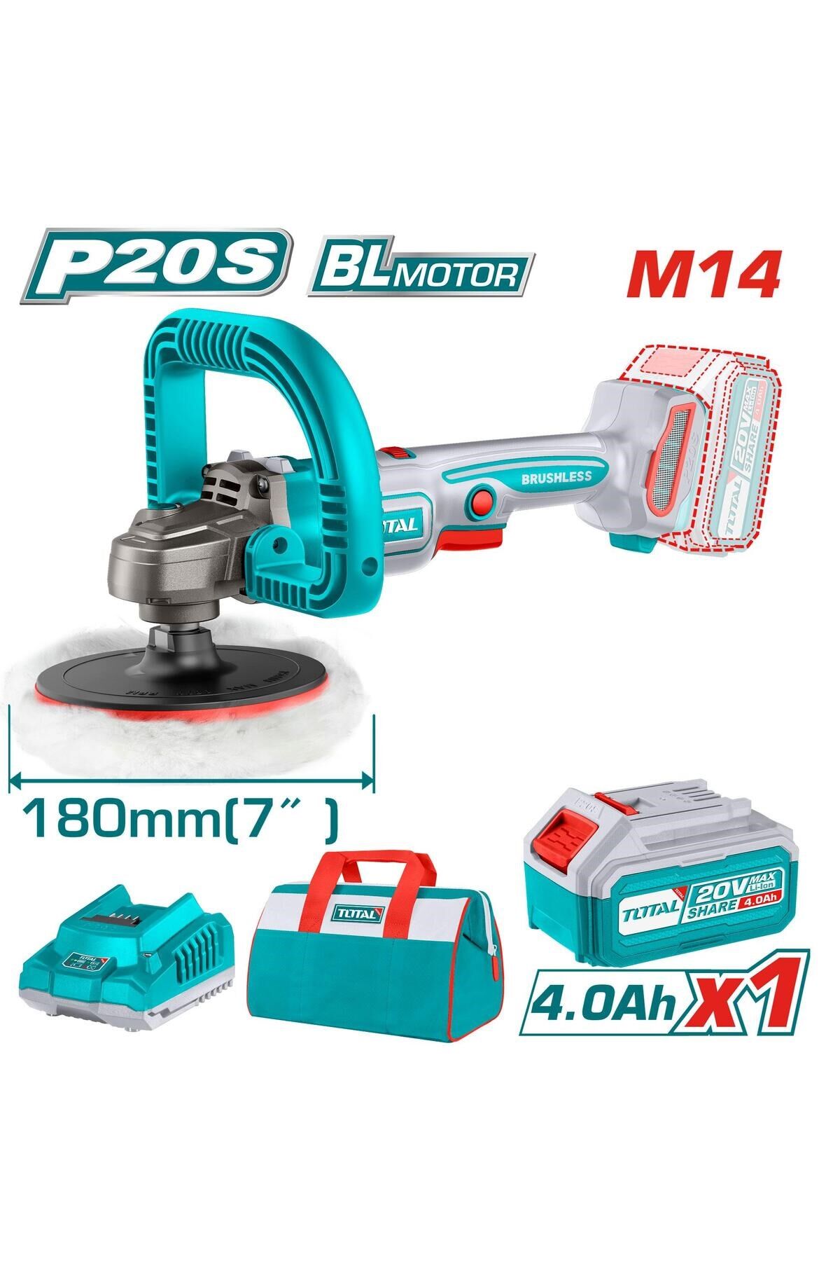 Lı-ıon Akülü Polisaj Makinesi 4.0 Ah Akü Ve Çantalı Taplı20181e