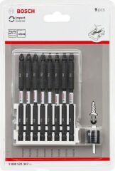 Bosch - Impact Control Serisi Çift Taraflı Vidalama Ucu 9'lu Set *110MM