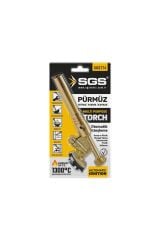 SGS774 TORCH TAV VE KAYNAK PÜRMÜZ BAŞLIĞI 1300 DERECE GAZLI TORCH ALEV TABANCASI