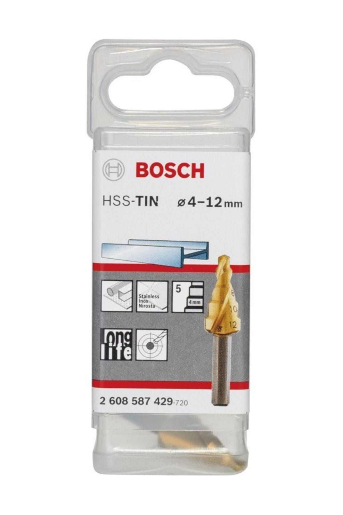 Bosch Hss-Tin 5 Kademeli Matkap Ucu 4-12 Mm