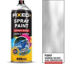 SGS F-3257 Sprey Boya Akrilik - Gümüş Yaldız Yüksek Isıya Dayanıklı 320GR 400ML(500°C)