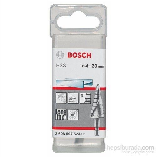 Bosch Kademeli Matkap Ucu Hss - 4 - 20 Mm, 1/4'', 70,5 Mm