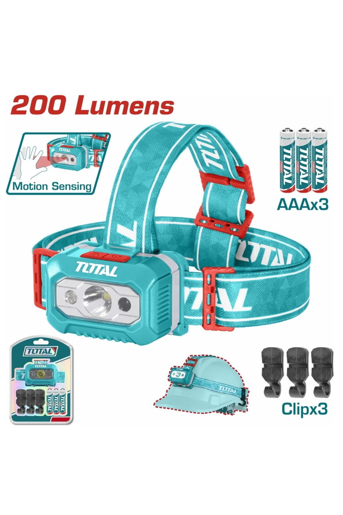 Total 200 Lümen Led Kafa Lambası Thl013aaa6