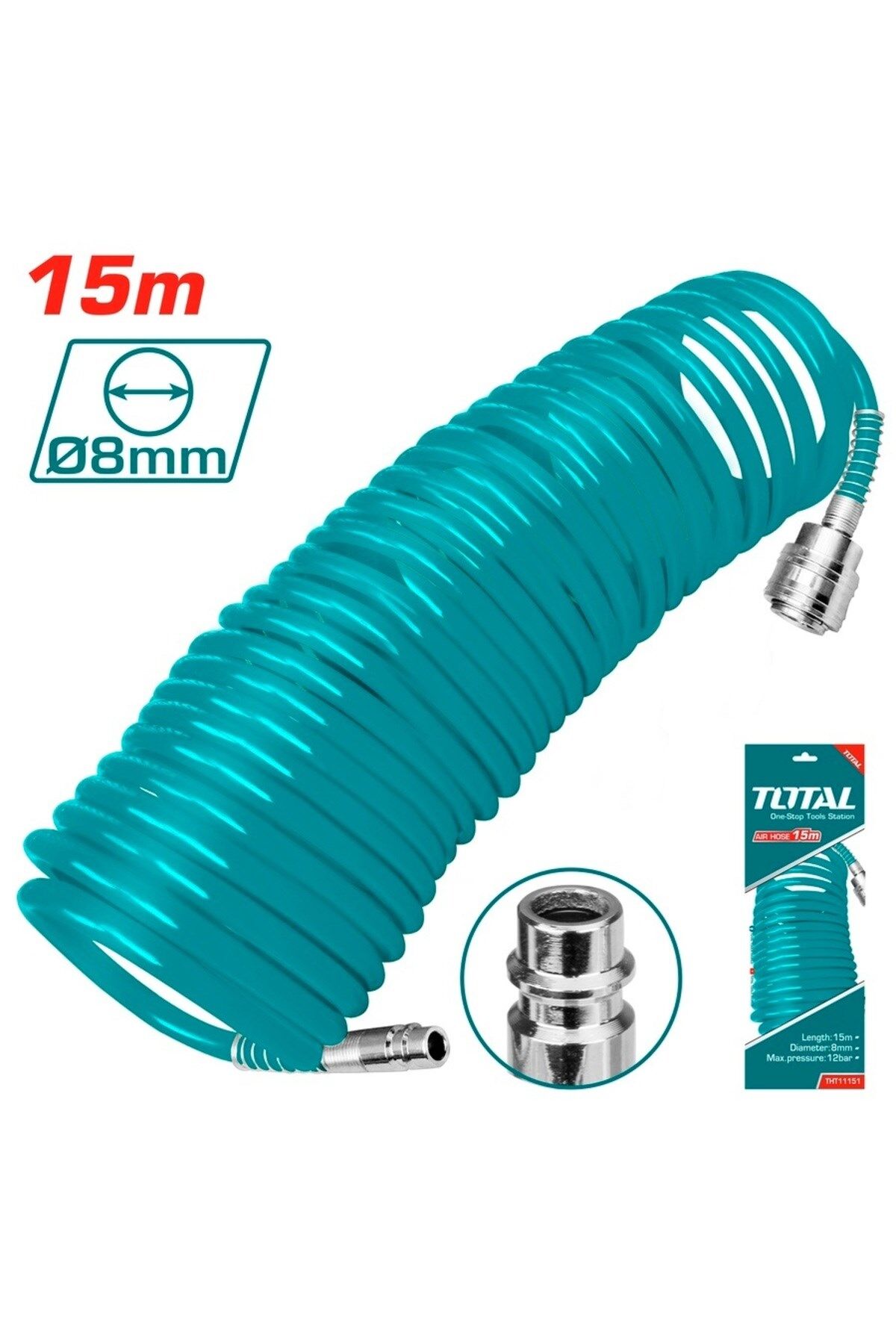 Total Spiral Hava Hortumu 15 Metre THT11151