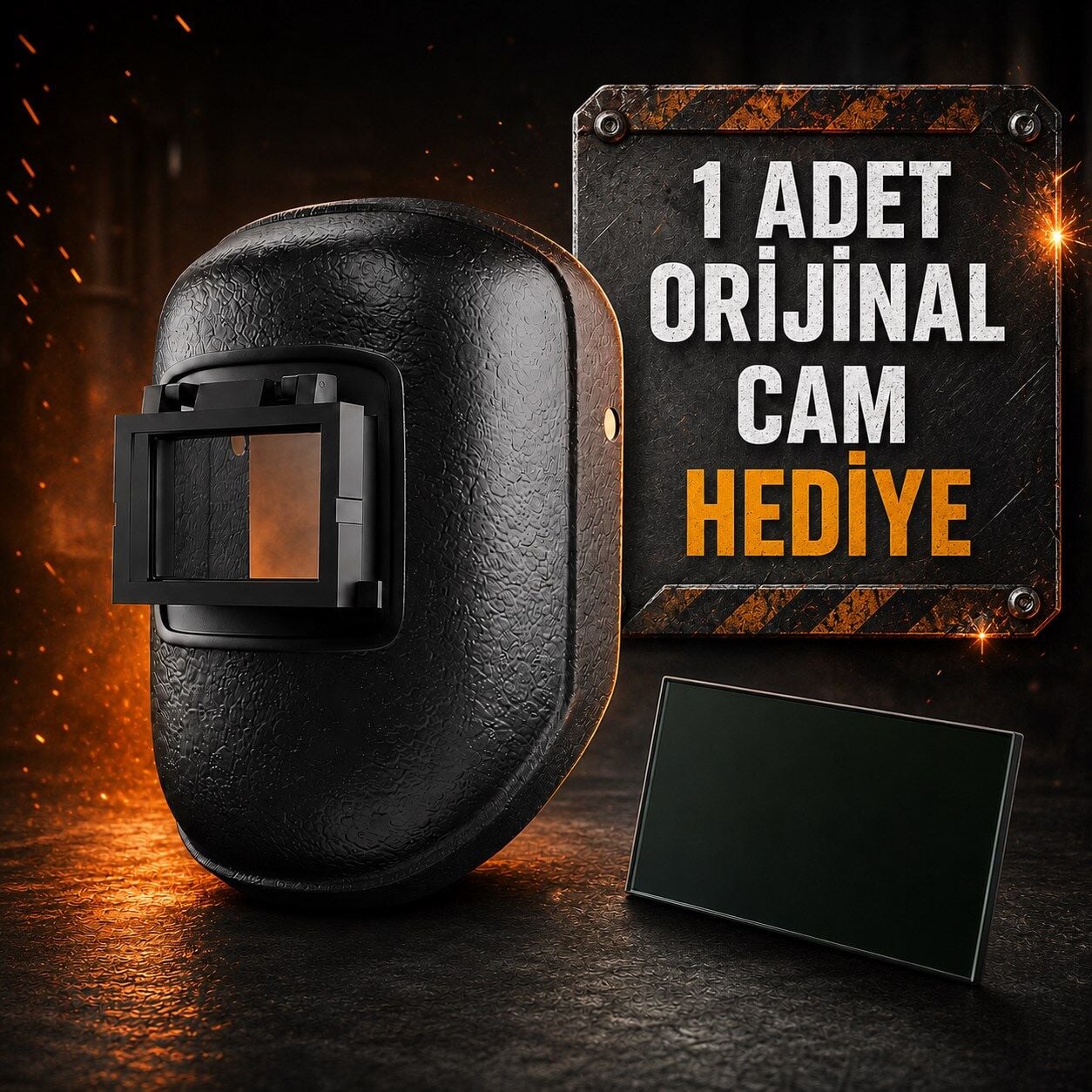 SGS1269  Baş Kaynak Maskesi + Orijinal Cam