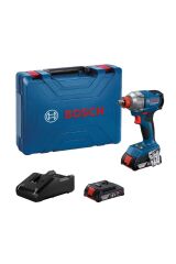 BOSCH GDX 18V-285 Çift Akülü Darbeli Somun Sık 2*2 AH AKÜ