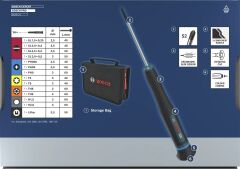Bosch Profesyonel Tornavida Seti PH/SL/TX/TH/H Klemens Tornavida 14 parça
