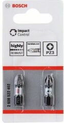 Bosch Impact Yıldız Bits Ucu PZ3X25 mm 2'li 2608522402