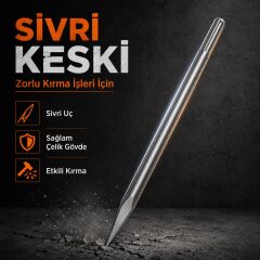 SGS1575 Sds Max Murç Sivri Keski 18*400