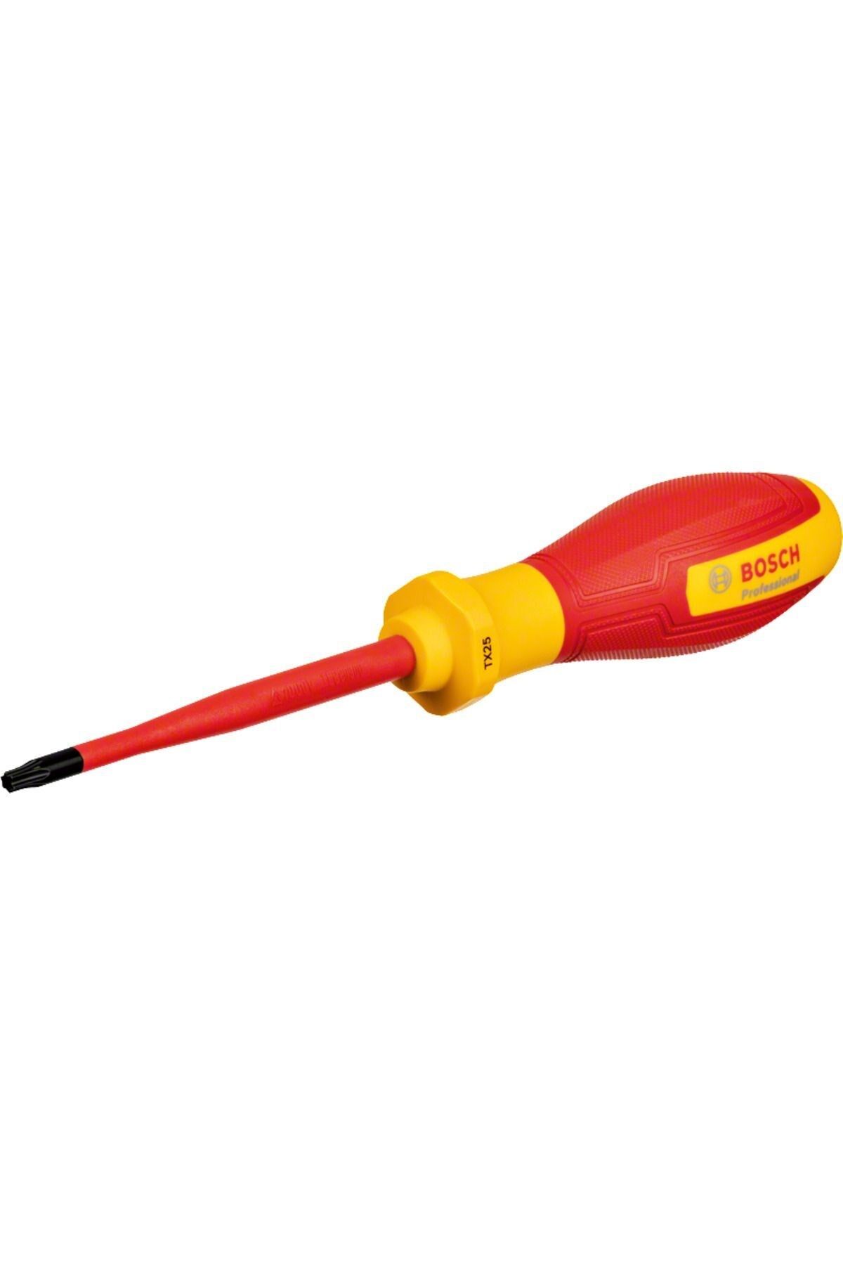Bosch Profesyonel İzoleli VDE 1000 Volt Tx25 x 100 mm Torx Tornavida (1600A02NC8)