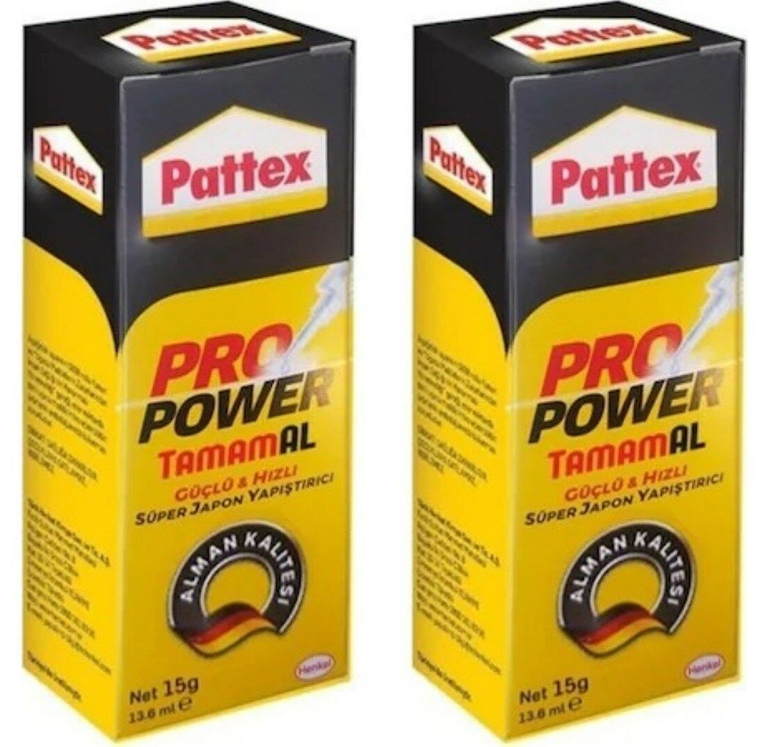Pattex Pro Power Likit Japon Yapıştırıcı 15 gr 2 Adet
