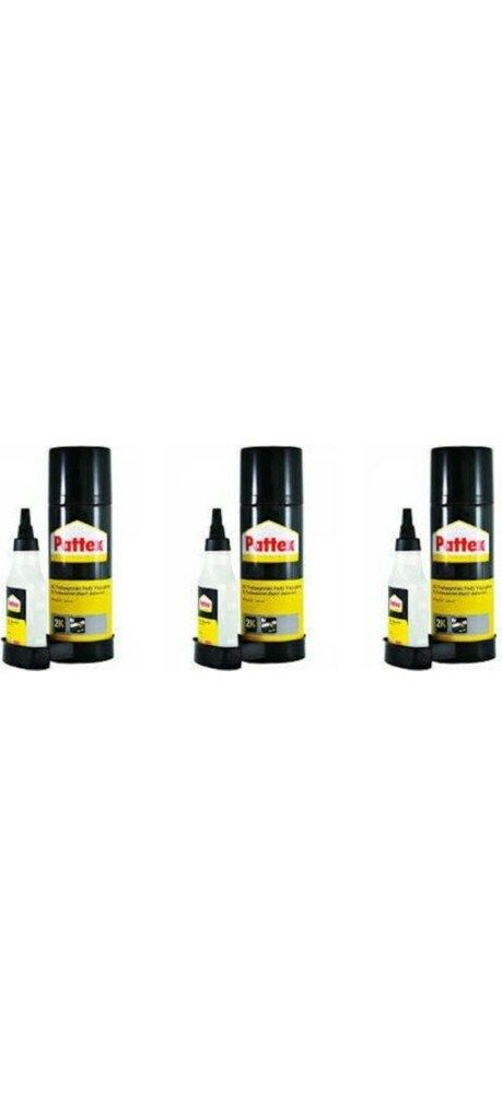 Pattex 2k Profesyonel Hızlı Yapıştırıcı 2k 400ml+100ml 3 Adet