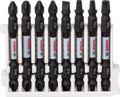 Bosch - Impact Control Serisi Çift Taraflı Vidalama Ucu 8'li Set *65MM