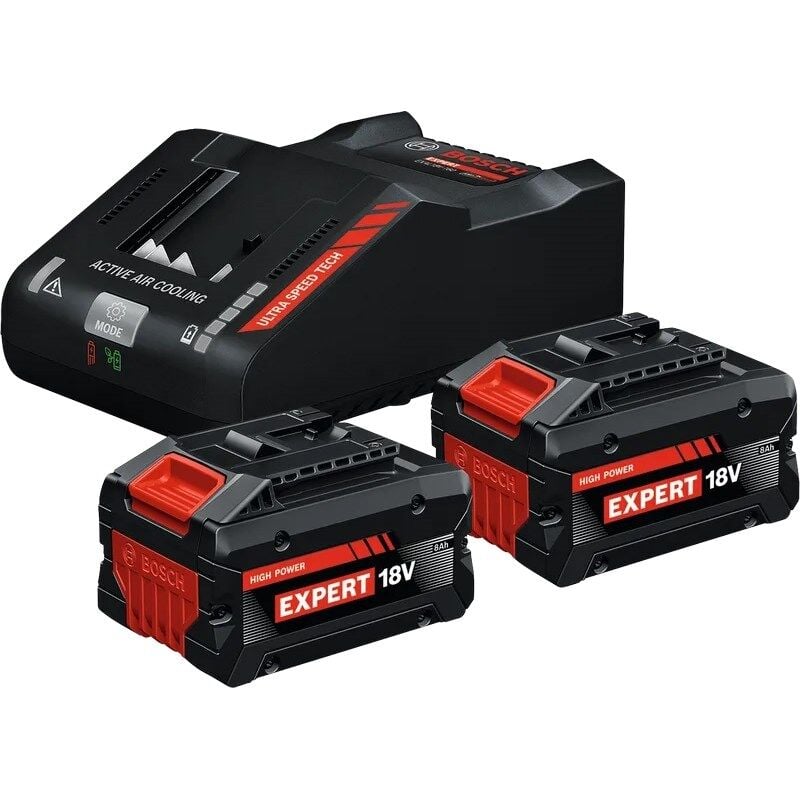 Bosch Expert Başlangıç Kiti 2x Exba18v-80 + Exal18v-1 (2 Adet 8 Ah + Şarj Cihazı)