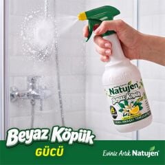 Natujen Genel Amaçlı Temizleyici Beyaz Köpük Gücü Limon Ferahlığı X9 Factor 2x1000 ml. 2'li Set
