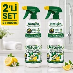 Natujen Genel Amaçlı Temizleyici Beyaz Köpük Gücü Limon Ferahlığı X9 Factor 2x1000 ml. 2'li Set