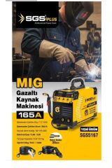 SGS5167 MIG GAZALTI KAYNAK MAKİNESİ 165 AMPER GARANTİLİ