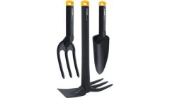 SGS3120 3 Parça Bahçe Seti - Kürek Tırmık ve Çapa Set Plastik Bakım Seti