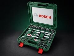 Bosch Lokma Seti 1/4'' + 1/2'' Cırcır Anahtar Seti 60 Parça