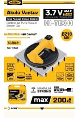 Sgs5421 Akülü dijital göstergeli vakum vantuz 200kg taşıma kapasiteli