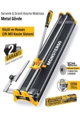 SGS MONSTER60 Profesyonel Fayans Granit Kesme Makinesi 60cm - Metal Gövde