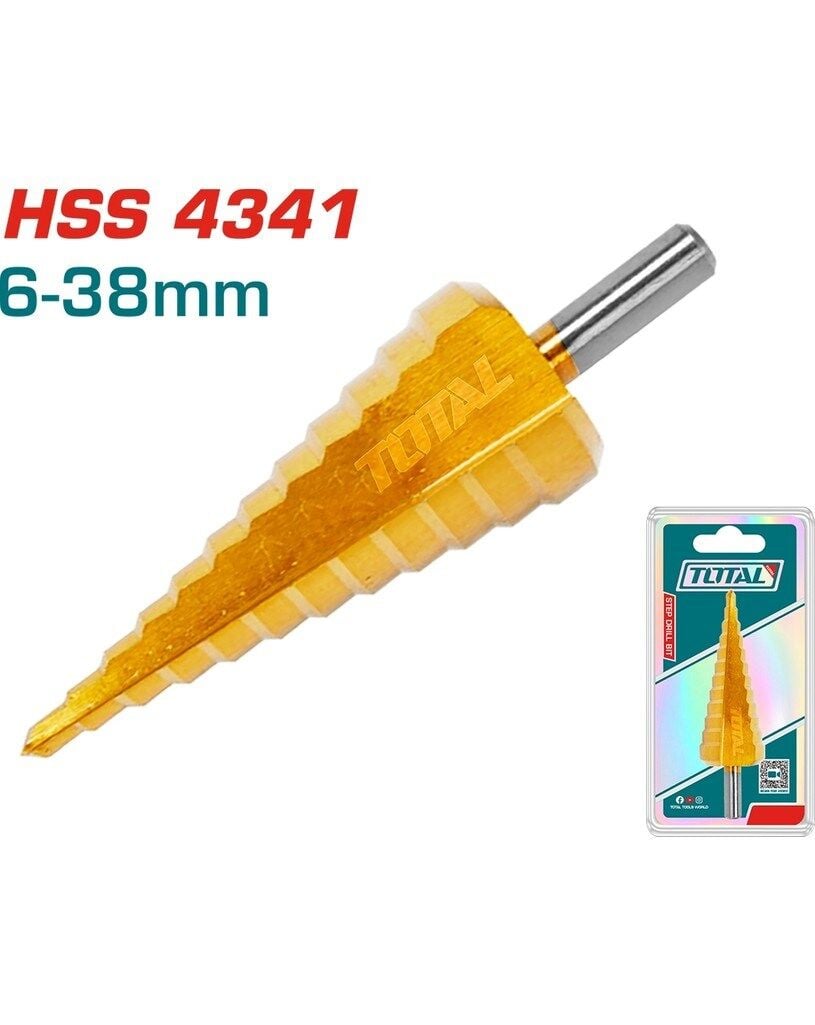 TOTAL TAC7563801 - Total Kademeli Matkap Ucu 6-38